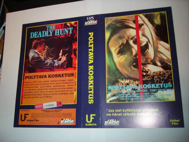 Vhs kansipaperi Fix - POLTTAVA KOSKETUS  (Sis.postikulut)