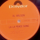 AL WILSON  ::  "LA LA PEACE SONG"  ::  VINYYLI LP     1974 ! - pikkukuva 4