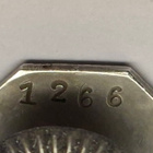 MHL ruuvimerkki hopea 813H, numeroitu 1266, J. Ratilainen - pikkukuva 3