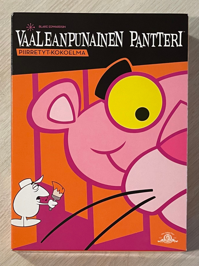 Vaaleanpunainen pantteri - piirretyt kokoelma (1964-69) 4DVD