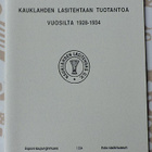 Kauklahden lasitehtaan tuotantoa vuosilta 1928-1934 - pikkukuva 1