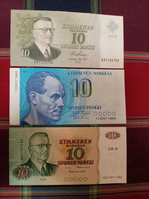 Setelit markka 3 kpl