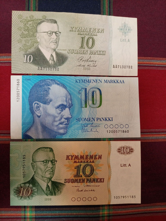 Setelit markka 3 kpl