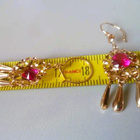 Korvakorut 4cm Kulta 14K - pikkukuva 3