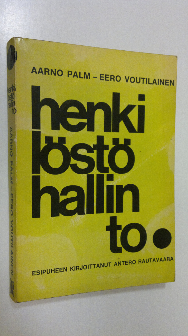 Aarno Palm : Henkilöstöhallinto