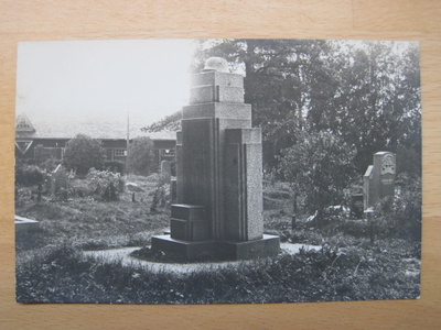 VANHA Valokuva Sankaripatsas Mikä Paikkakunta? 1920-luku