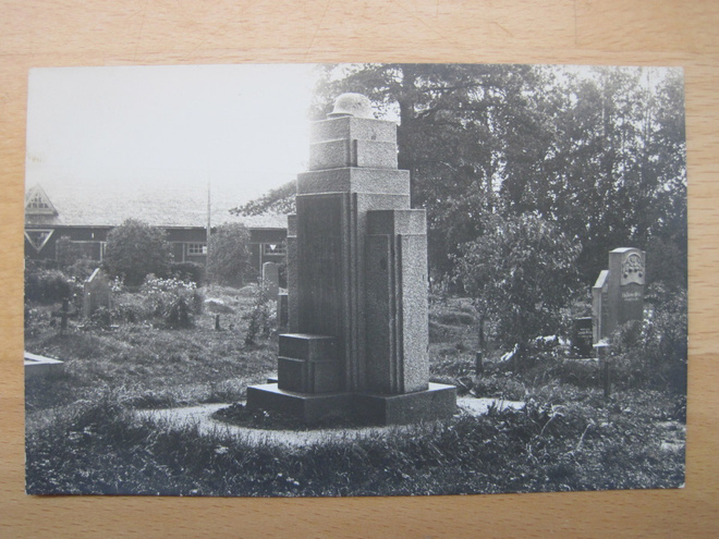VANHA Valokuva Sankaripatsas Mikä Paikkakunta? 1920-luku