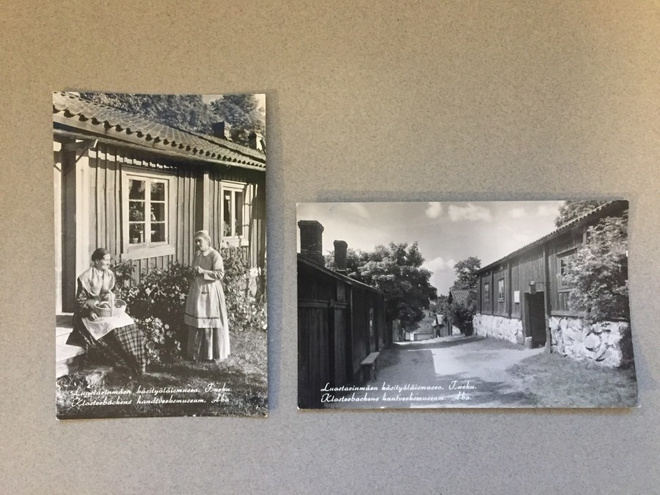 Paikkakuntakortti  Turku Luostarinmäki, 1955