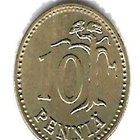 1977 10 PENNIÄ KOLIKKO KÄYTETTY - pikkukuva 1