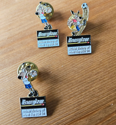 Energizer-pinssejä, Jalkapallon MM 1994 - 3 kpl