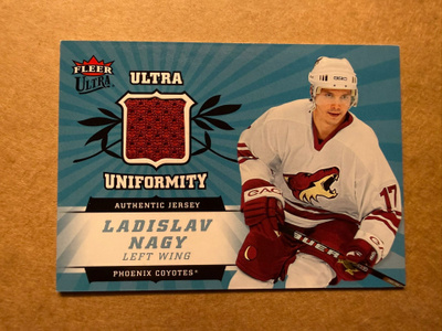 2006-07 Ultra Uniformity #ULN Ladislav Nagy