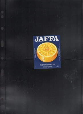 Sinebrychoff, Porin Olut JAFFA appelsiinijuoma  Etiketti