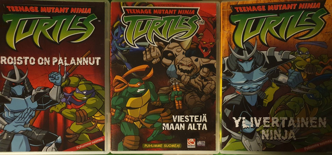 TURTLES Paketti dvd