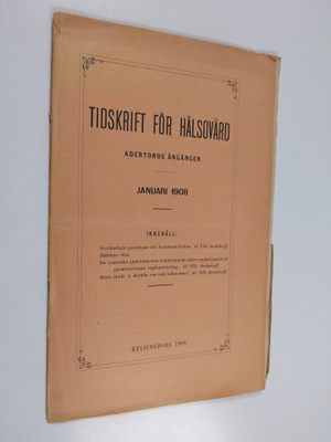 Tidskrift för hälsovård : adertonde årgången : januari 1908