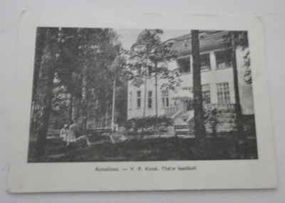 Ruokolahti, Rantalinna, VR:n Kond. yhd. kesäkoti, p. 1950