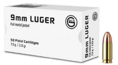 Gego 9mm latausharjoitus patruuna