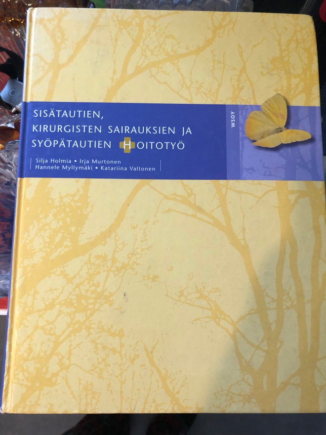 Sisätautien, kirurgisten tautien ja syöpätautien hoitotyö.