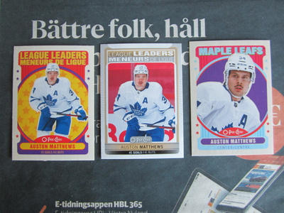 AUSTON MATTHEWS x 3
