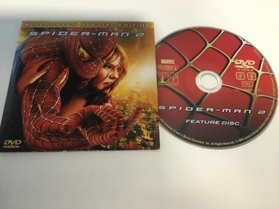 SPIDER-MAN 2.    ohut pahvikotelo.   DVD.