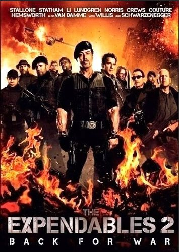 Expendables 2, 2012 Stallone, Arnold, Chuck Norris SUOMIJULK