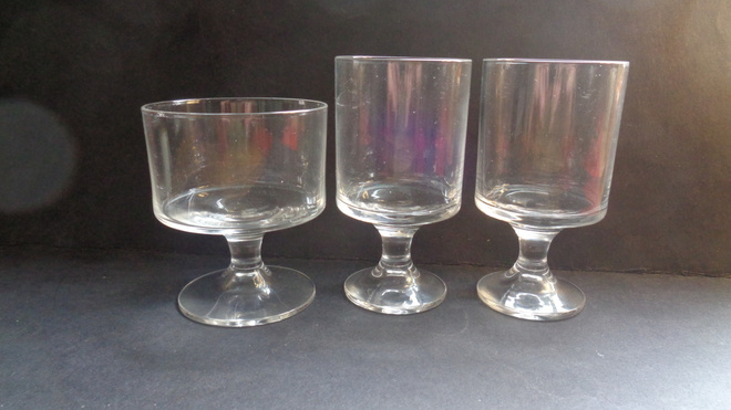 IITTALA,TAPIO WIRKKALA KARELIA LASIT 3 KPL