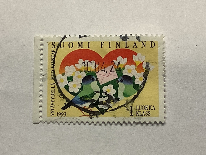 1193/ 1993 Ystävyydellä o leimattu