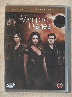 The Vampire Diaries: Kausi 6 (5DVD) uusi ja muoveissa