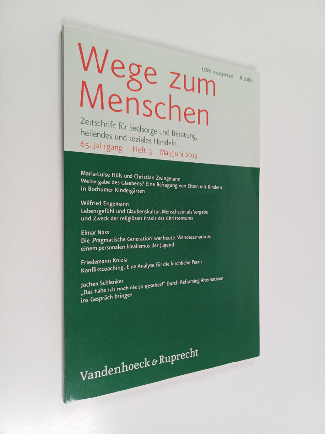 Wege zum Menschen heft 3 mai/juni 2013