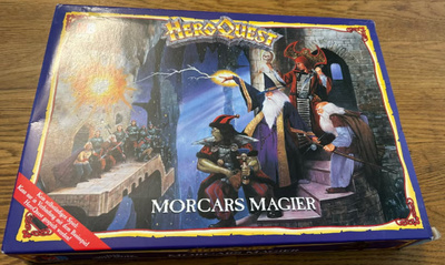 Hero Quest - MB Morcars Magier lautapeli + alkuper. laatikko