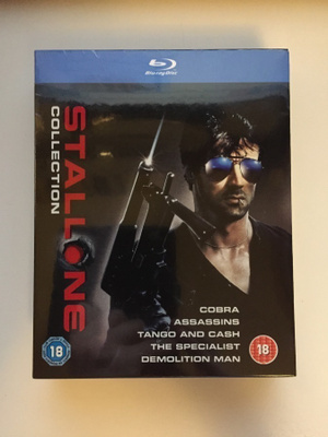 Sylvester Stallone Collection (Blu-ray) (5 disc) UUSI