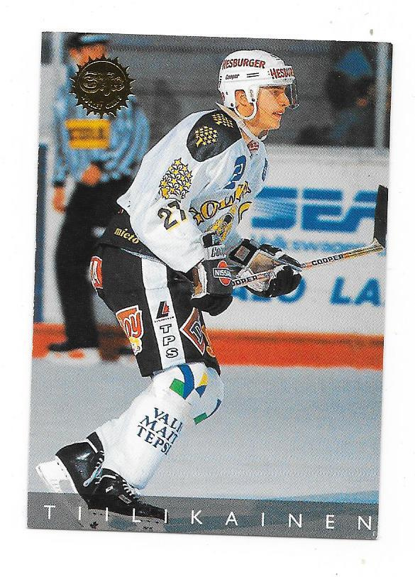 1995-96 SISU #129 Jukka Tiilikainen  TPS
