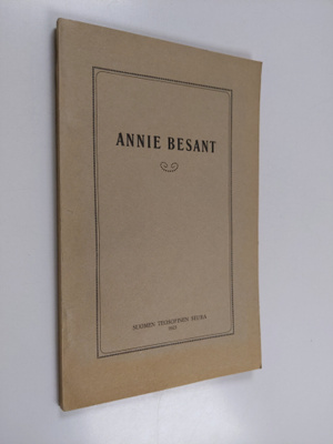 Henny Diderichsen : Annie Besant