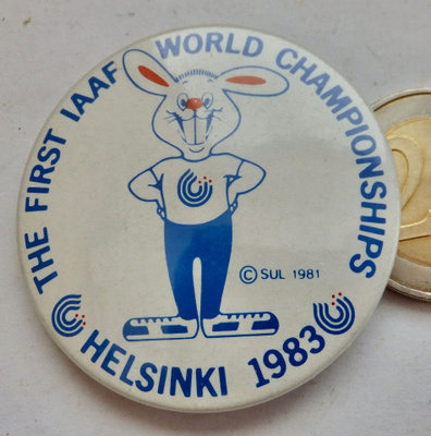 VANHA Merkki Yleisurheilu MM-Kisat Helsinki 1983