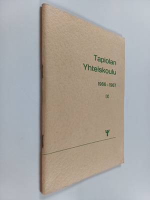 Tapiolan yhteiskoulun 1966-1967 IX