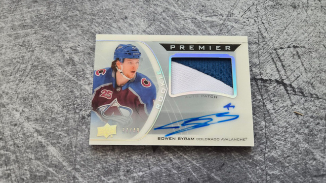 Bowen Byram 2020-21 Premier Rookie Patch Auto /49