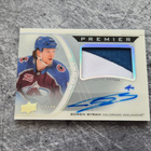 Bowen Byram 2020-21 Premier Rookie Patch Auto /49 - pikkukuva 1