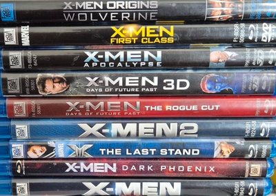 X-MEN ELOKUVIA 9 KPL -Blu-Ray