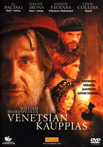 Venetsian kauppias 2004 Shakespeare. Pacino, Irons, Fiennes