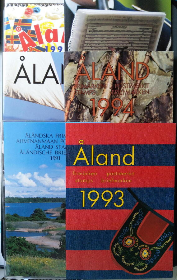 Ahvenanmaa, Postin vuosilajitelmat 1991,93,94,95,96 ja 1997