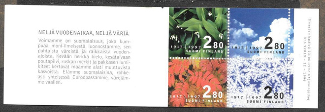 Itsenäisyys 80v (LAPE 1387-1390 ; V36) ** vihko