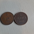 5 Penniä 1873,1865 - pikkukuva 1