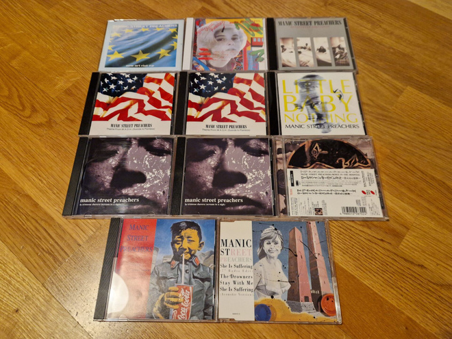Manic Street Preachers 11 cd-singlen paketti (Japani)