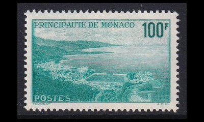 Monaco 621 ** Käyttösarja rannikko 100 Fr (1959)