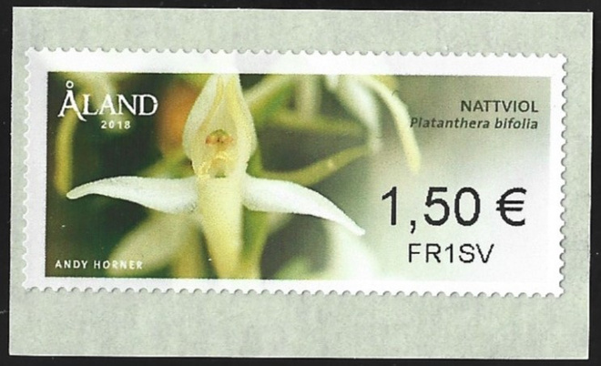 Åland 2018 Orkideoita FRAMA  1,50 €  ** LaPe ATM Å 30 D