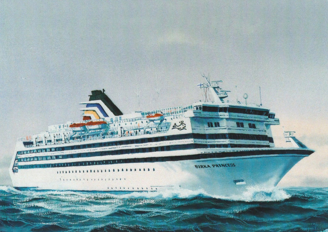 LAIVAKORTTI - M/S BIRKA PRINCESS - 2