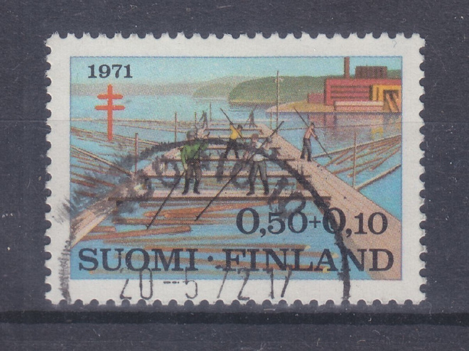 TUB 1971 50p loistoleimaisena.