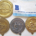 4 VANHAA Mitalia Helsinki Soutu Soutuklubi 1885 1950-l - pikkukuva 1