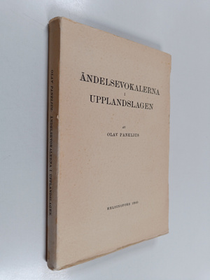 Olav Panelius : Ändelsevokalerna i Upplandslagen