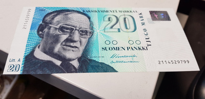 20 mk 1993 litt A lou-hein  kl 9 sileä