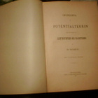 H.J. Tallqvist GRUNDERNA AF POTENTIALTEORIN ...(Sis.pk:t) - pikkukuva 3
